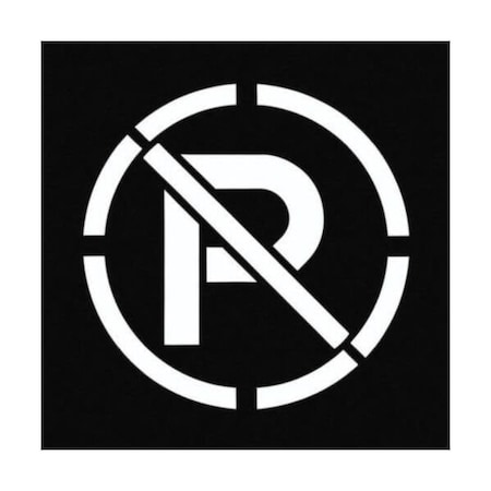 C.H. Hanson Commercial Stencil, Economy Grade Reusable, 1512 In Character Width, 20 In Overall Height, 20 12417